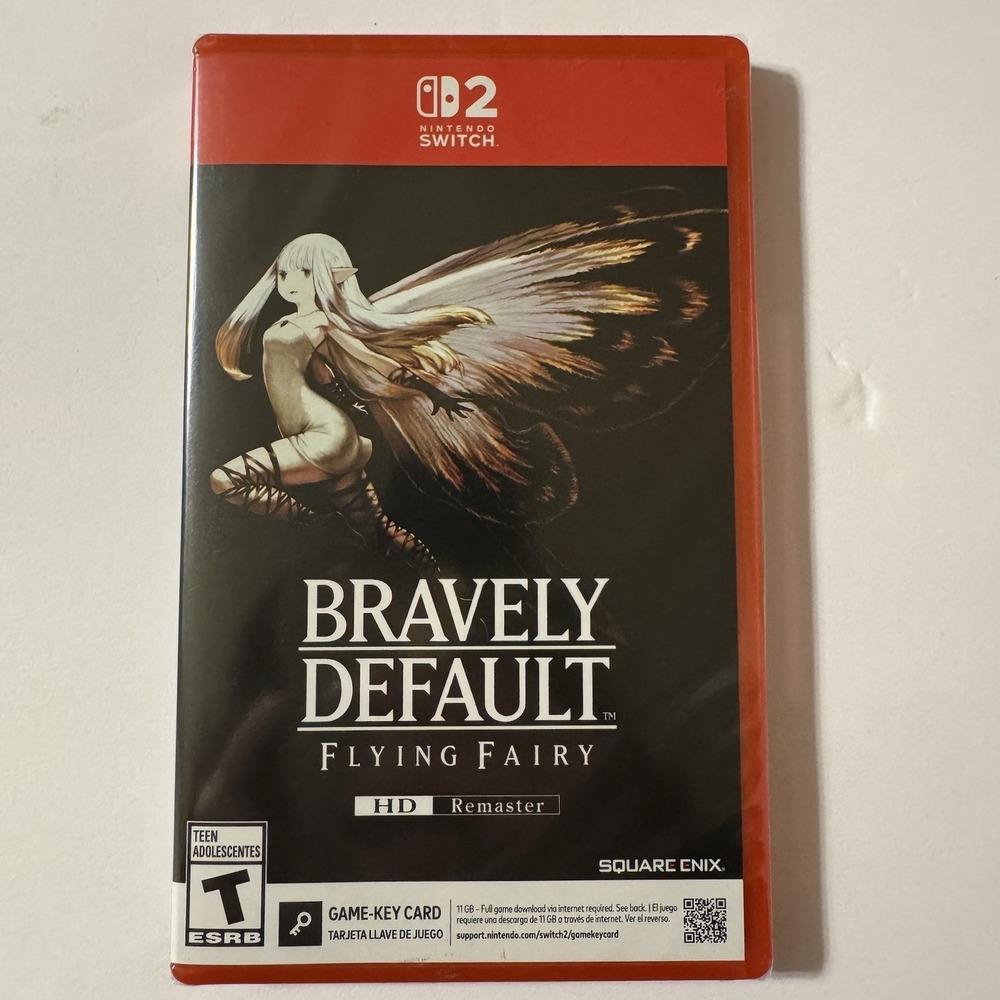 NEW Bravely Default Flying Fairy HD Remaster Nintendo Switch 2 (Game-Key Card)